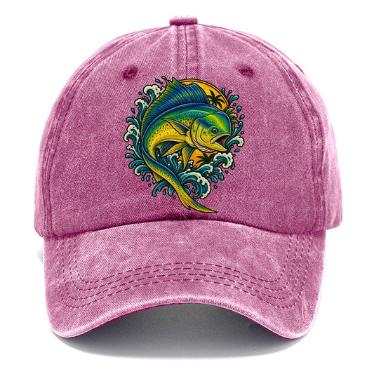 Mahi Mahi Blaze Fishing Club Classic Cap – Dusty Rose