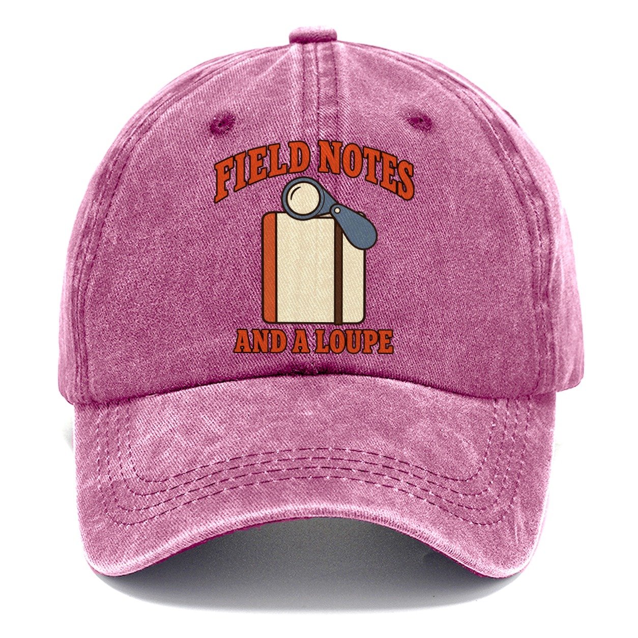 Field Notebook And Loupe Rocks And Minerals Classic Cap – Dusty Rose