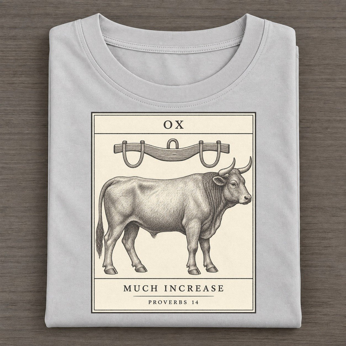 Ox Specimen Plate Creature Canticle Classic T-shirt – Grey