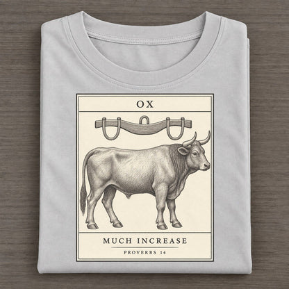 Ox Specimen Plate Creature Canticle Classic T-shirt – Grey