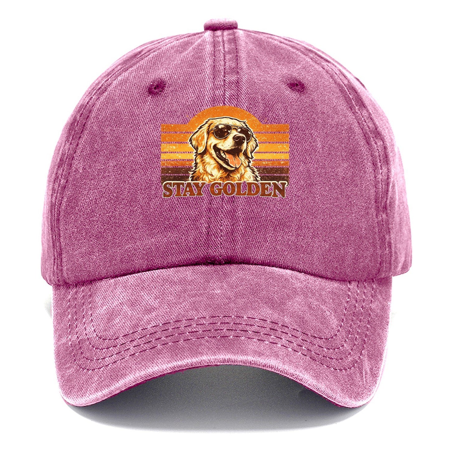 Stay Golden Retriever Classic Cap – Dusty Rose