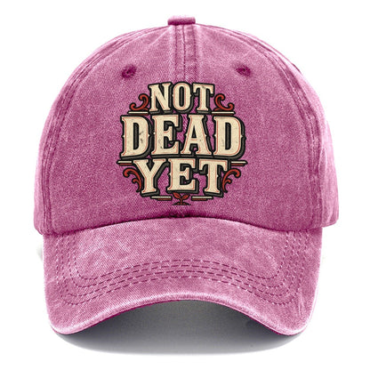 Not Dead Yet American Wit Classic Cap – Dusty Rose