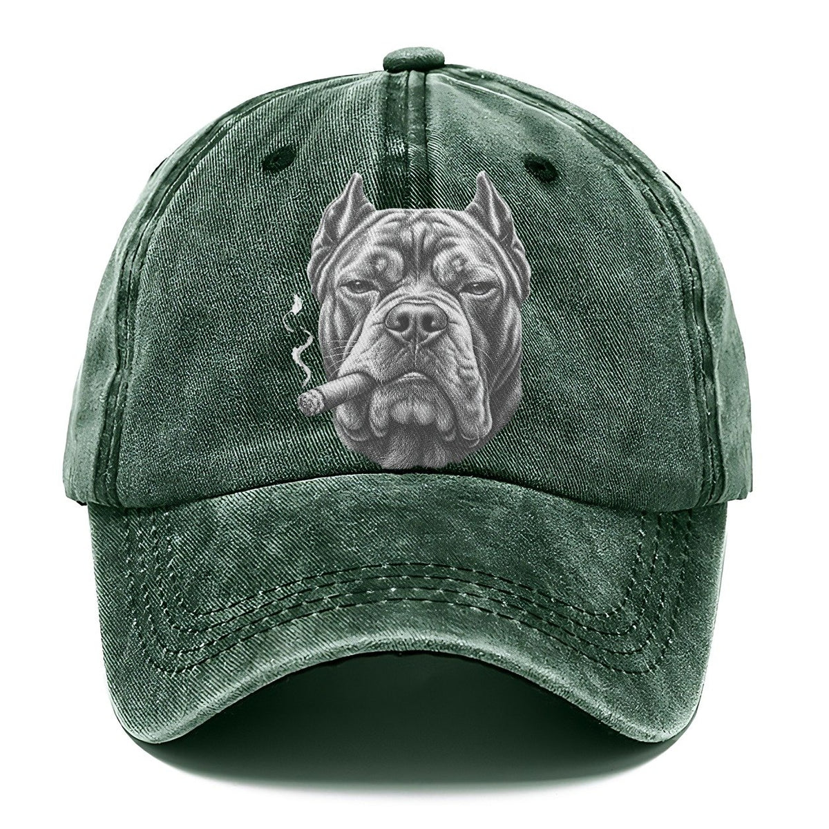 Cane Corso A Lit Cigar Smoking Dogs Smoking Dogs Portraits Classic Cap – Forest Mist