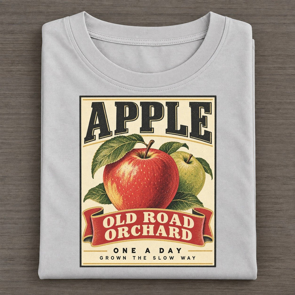 Apple Orchard Crate Classic T-shirt – Grey