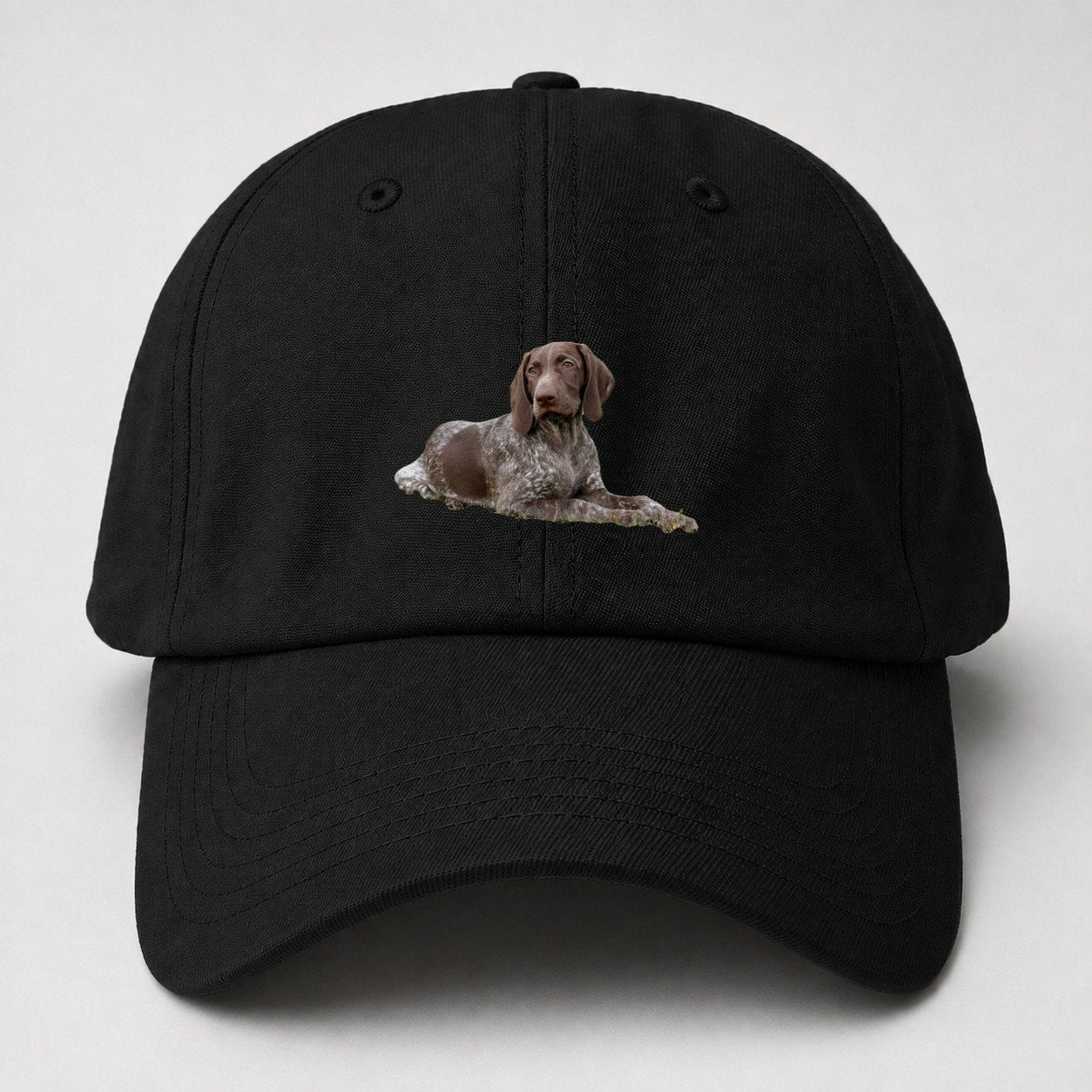 German Shorthaired Pointer 2 Baseball Cap – Black