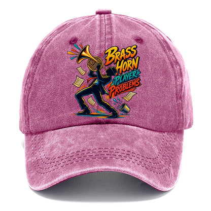Brass Horn Player Problems Music Instruments Classic Cap – Dusty Rose