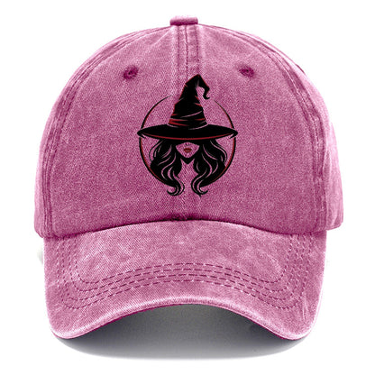 Witch Silhouette Classic Cap – Dusty Rose