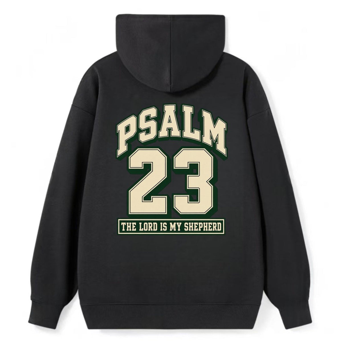 Psalm 23 Varsity Chapel Varsity Classic Pullover Hoodie – Black