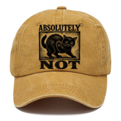 Absolutely Not Classic Cap – Golden Harvest