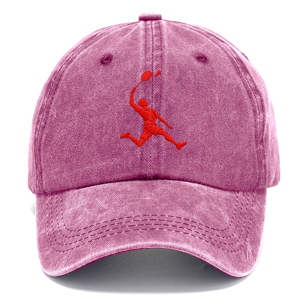 Badminton Scissor Smash Micro Motion Mark Classic Cap – Dusty Rose