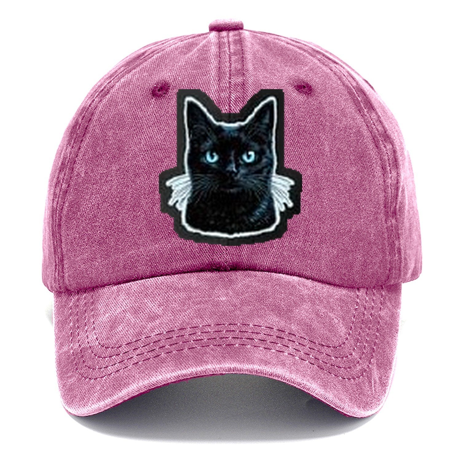Golden Eyed Black Cat V2 Classic Cap – Dusty Rose