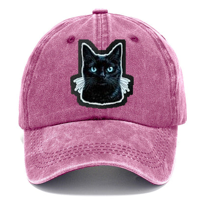 Golden Eyed Black Cat V2 Classic Cap – Dusty Rose