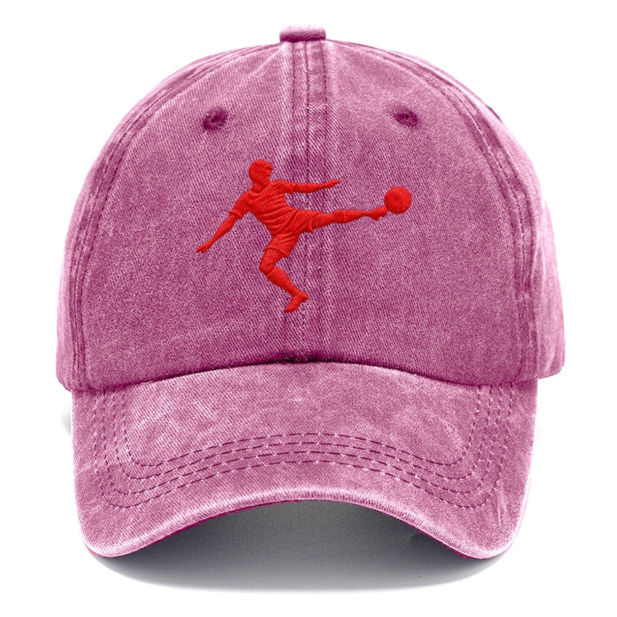 Association Football Side Volley Micro Motion Mark Classic Cap – Dusty Rose
