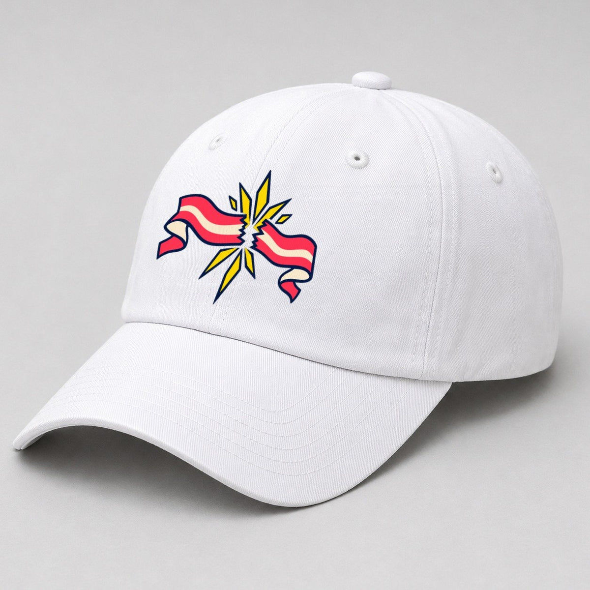 White — angle view