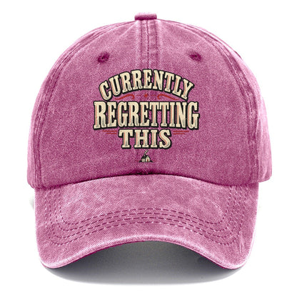 Currently Regretting This American Wit Classic Cap – Dusty Rose