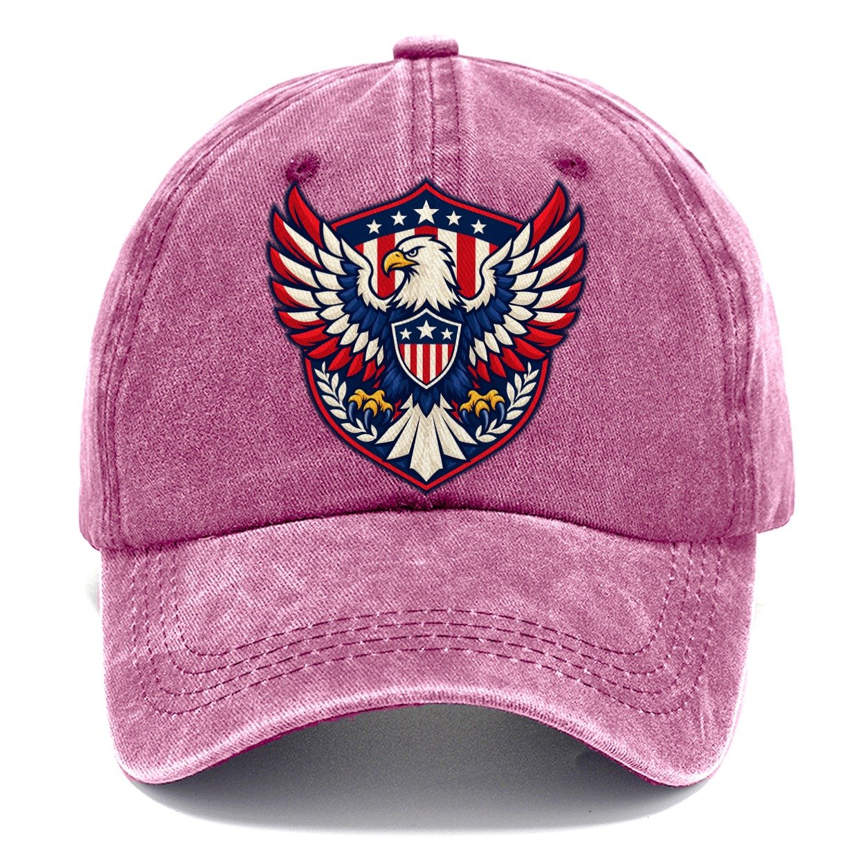 United States Minimal Emblem Country Logos Classic Cap – Dusty Rose