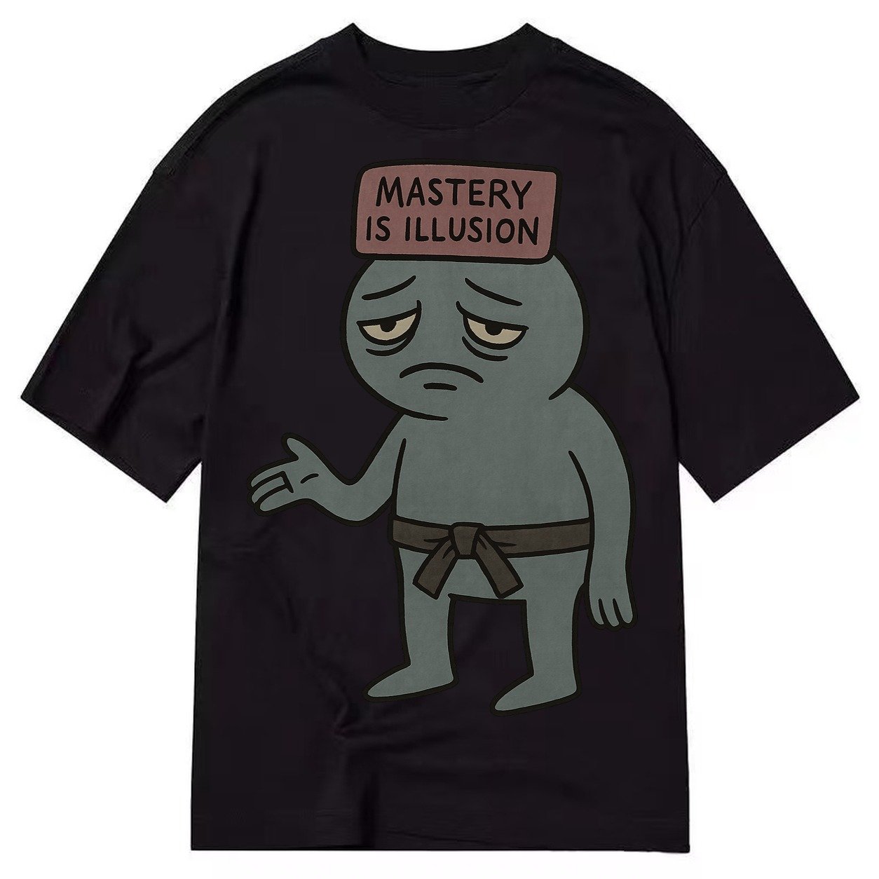 Black Pug Charming Companion Classic T-shirt – Black