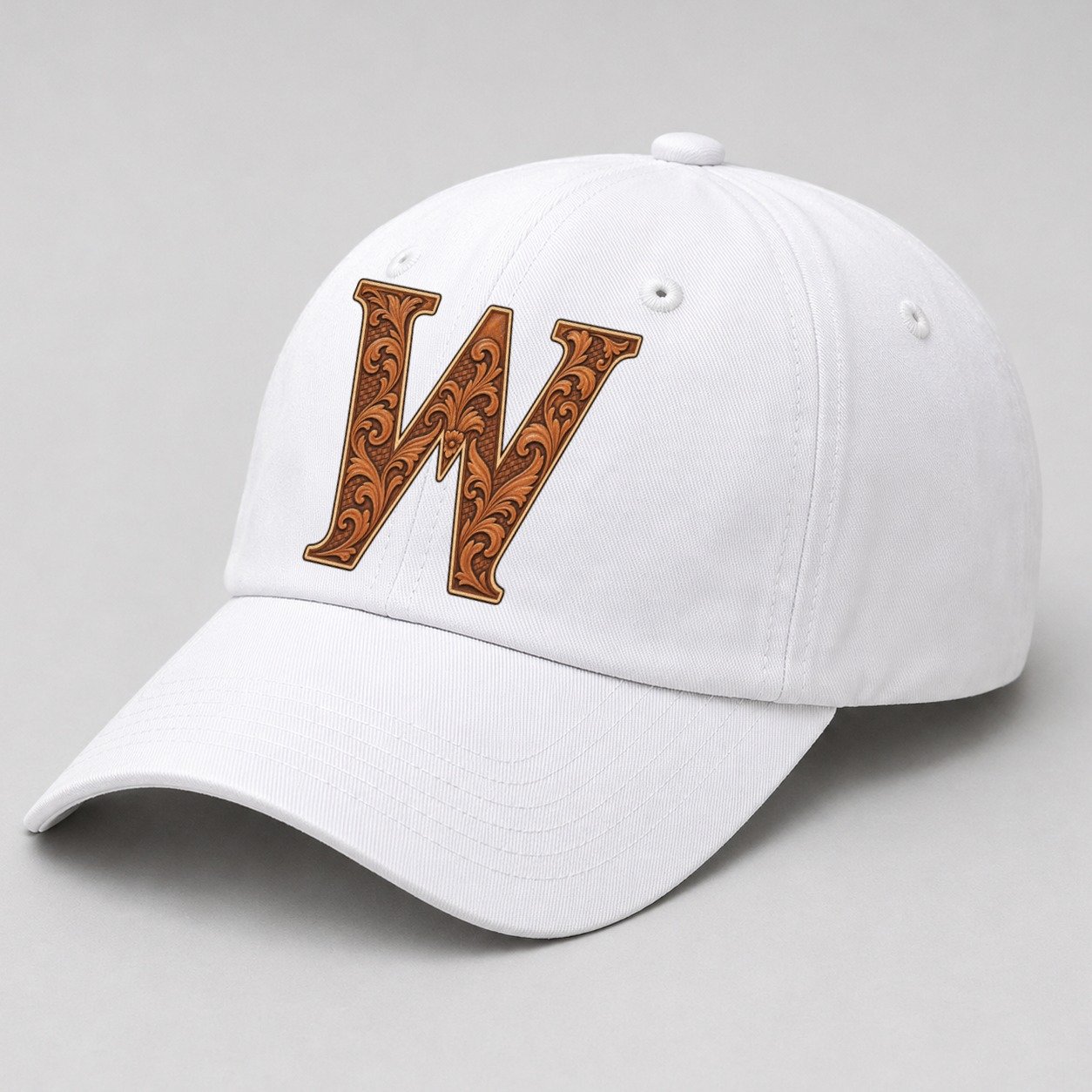 White — angle view