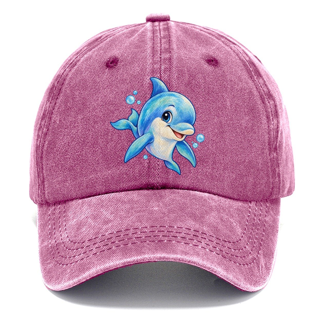 Dolphin Three Quarter Swim Sea Sprite Classic Cap – Dusty Rose