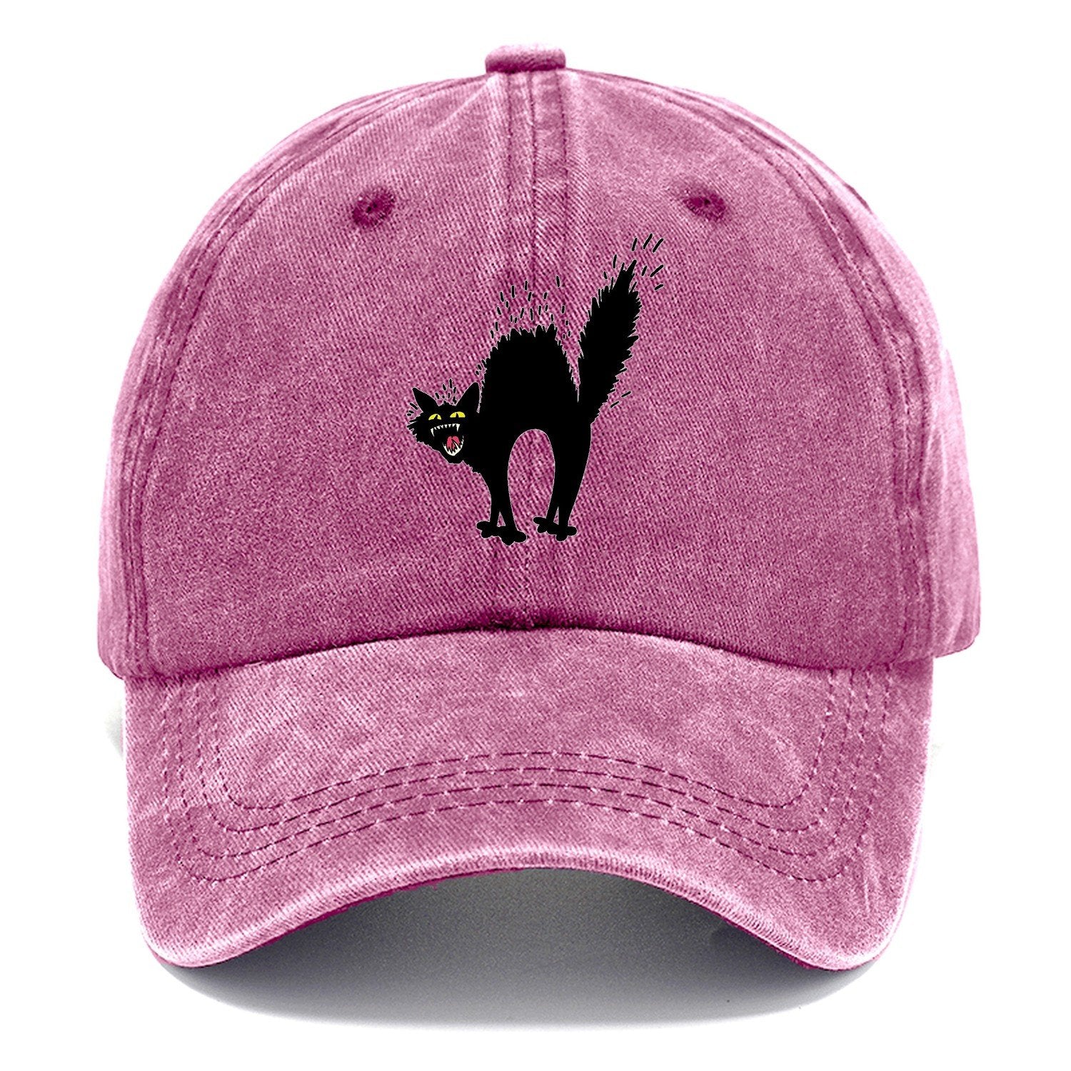 Black Cat Hiss Classic Cap – Dusty Rose