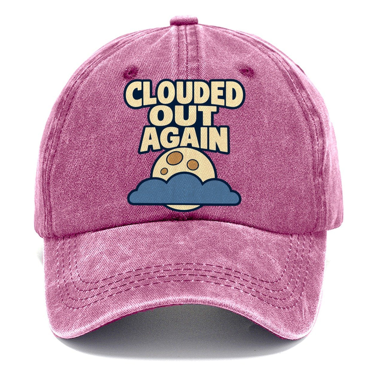 Clouded Out Again Astronomy And Stargazing Classic Cap – Dusty Rose