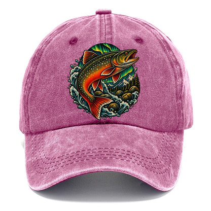Arctic Char Glow Fishing Club Classic Cap – Dusty Rose
