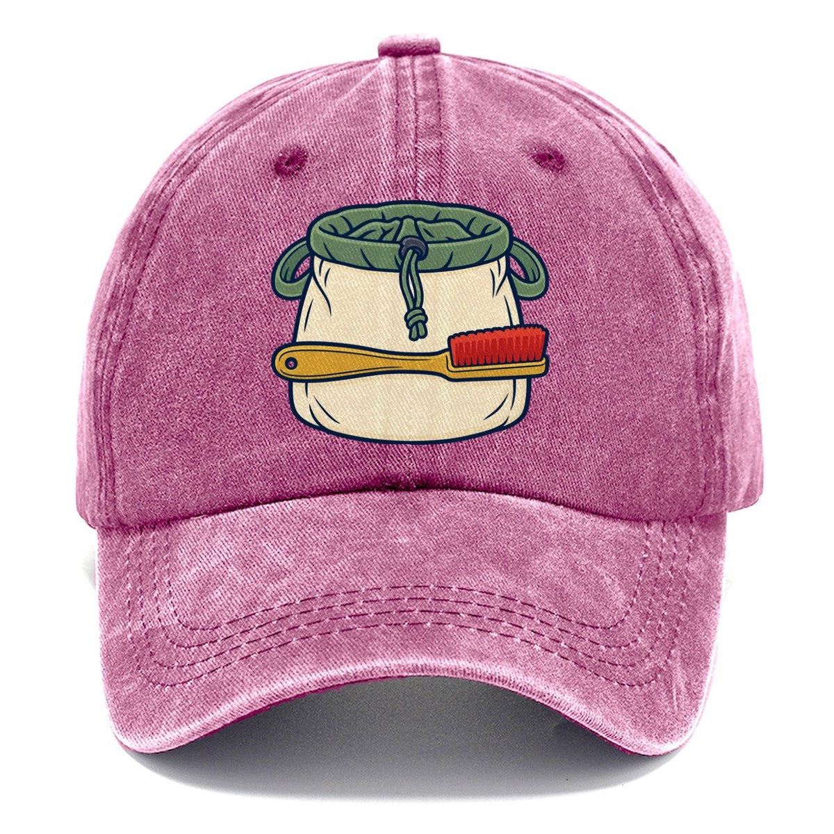 Chalk Bag And Brush Rock Climbing Classic Cap – Dusty Rose