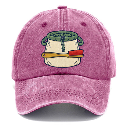 Chalk Bag And Brush Rock Climbing Classic Cap – Dusty Rose
