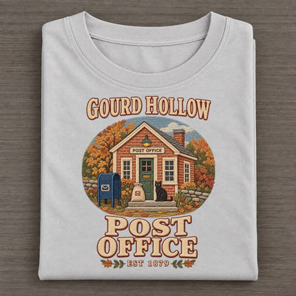 Post Office Gourd Hollow Classic T-shirt – Grey