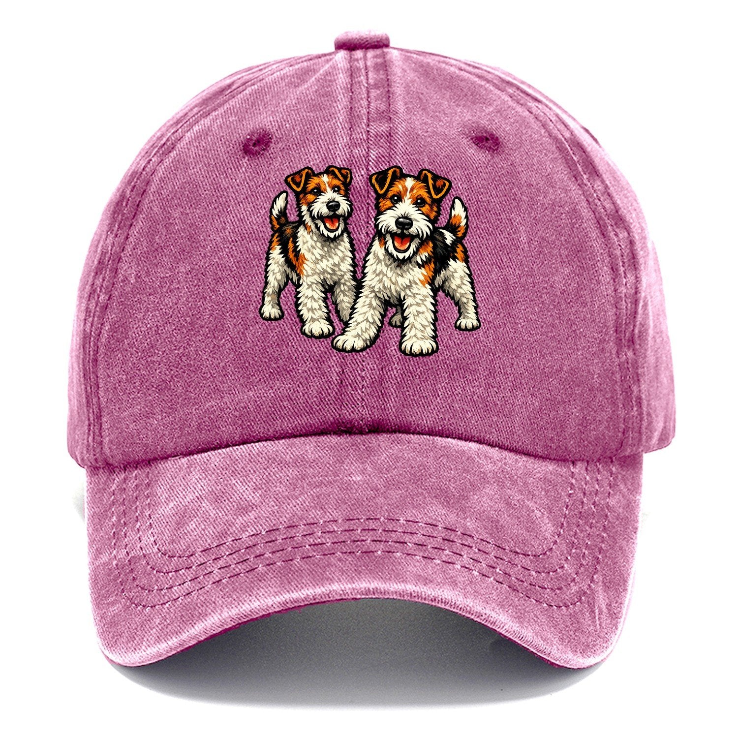 Wire Fox Terriers Classic Cap – Dusty Rose
