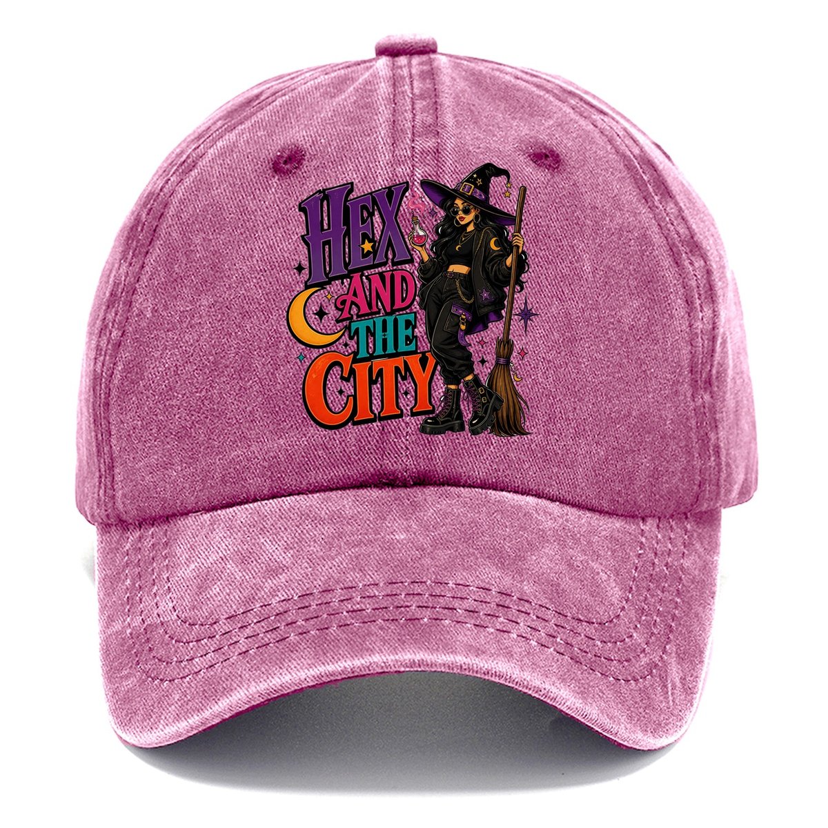 Hex And The City Witch Meme Classic Cap – Dusty Rose