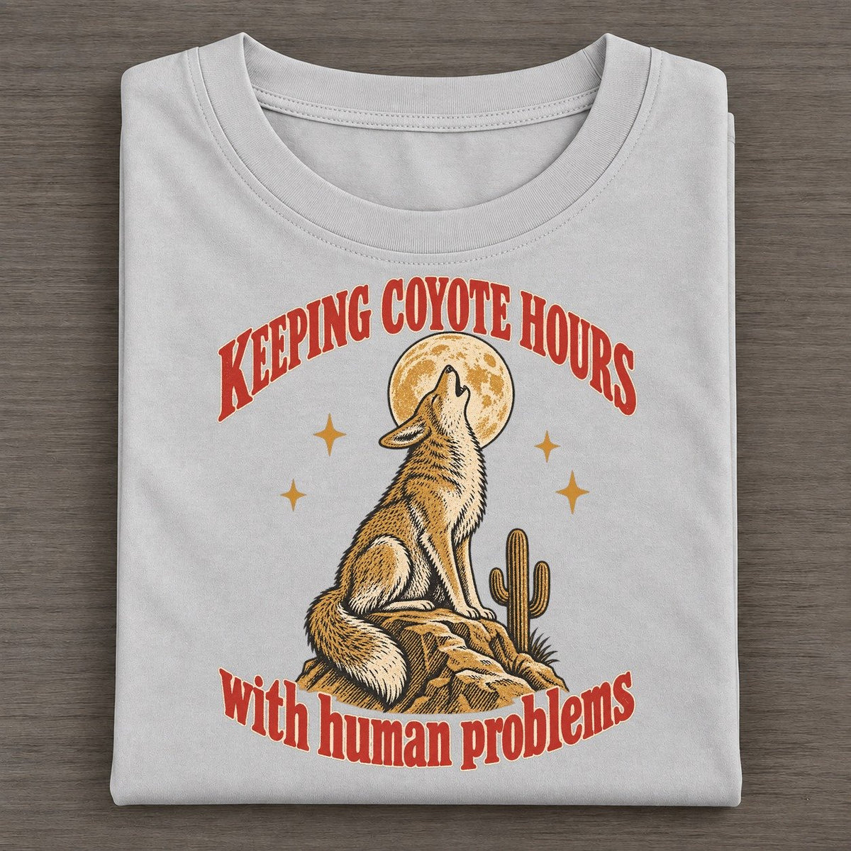 With Human Problems Unhinged Affirmations Classic T-shirt – Grey