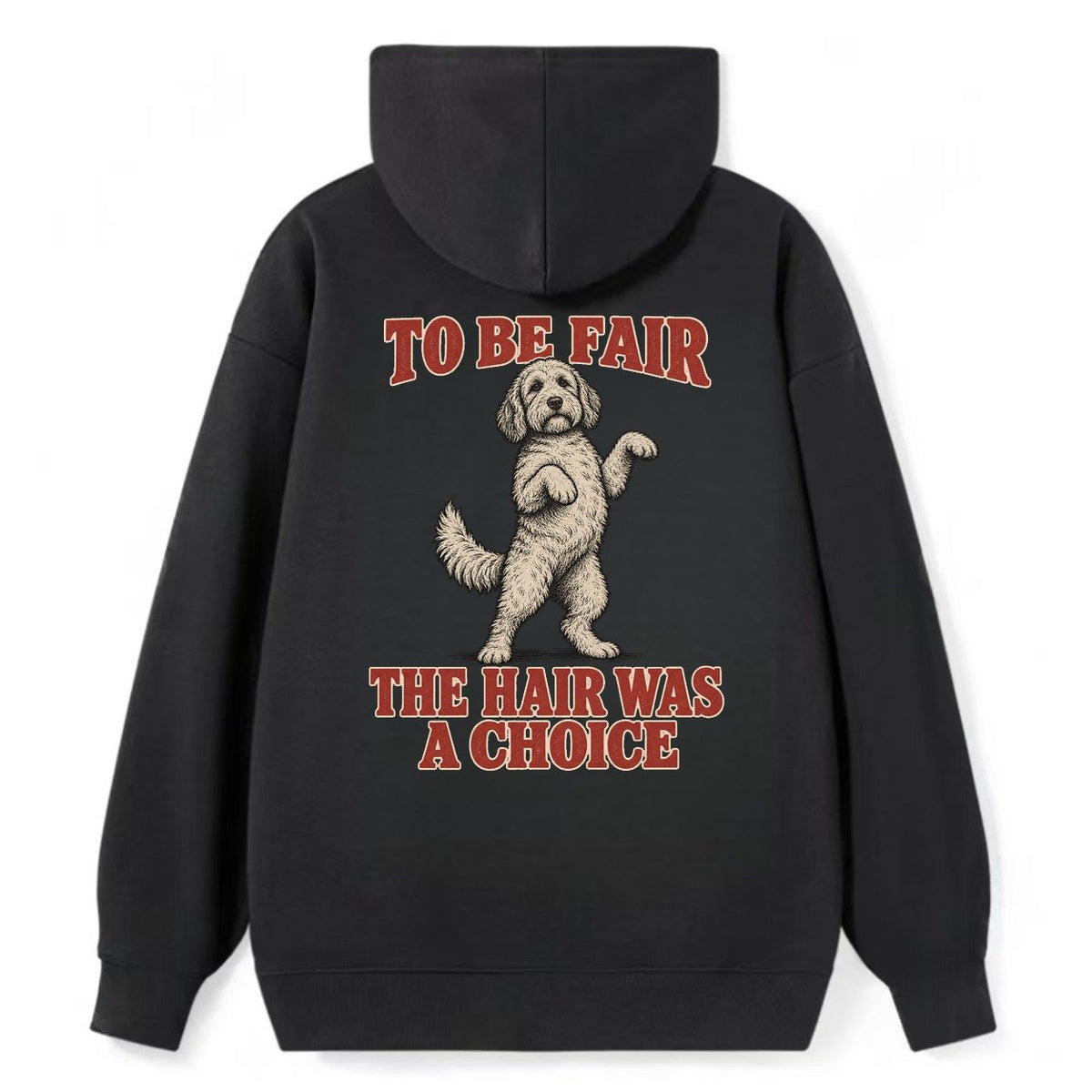Labradoodle Dog Declarations Classic Pullover Hoodie – Black