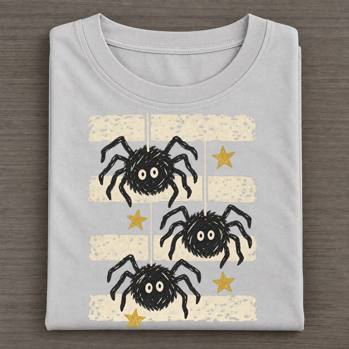 Chalk Spiders Night Stripes Classic T-shirt – Grey