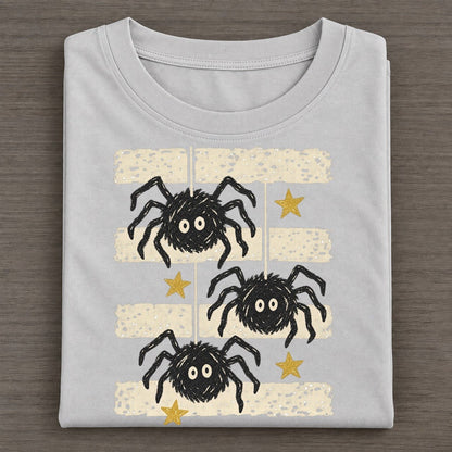 Chalk Spiders Night Stripes Classic T-shirt – Grey