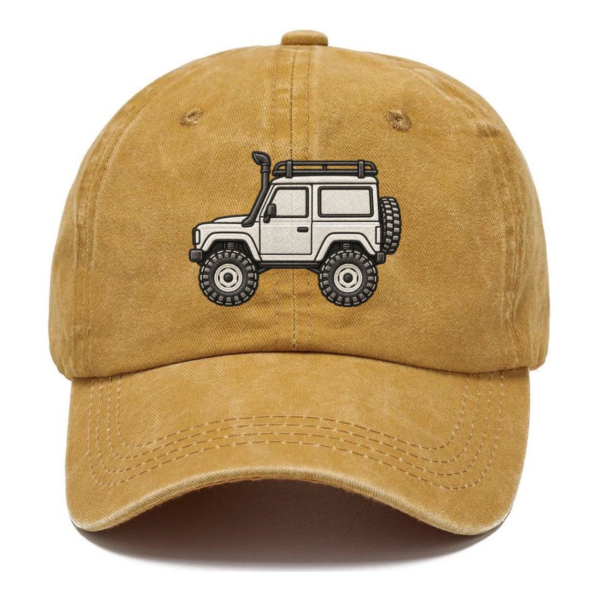 Boxy Trail Wagon Side Profile Off Roading And Overlanding Classic Cap – Golden Harvest