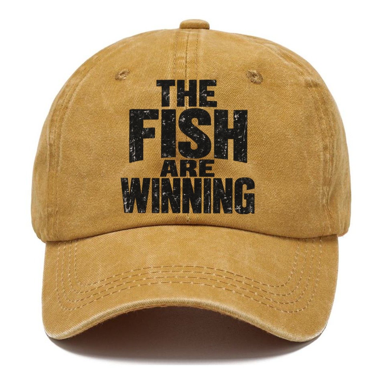 The Fish Are Winning Fishing Club Classic Cap – Golden Harvest
