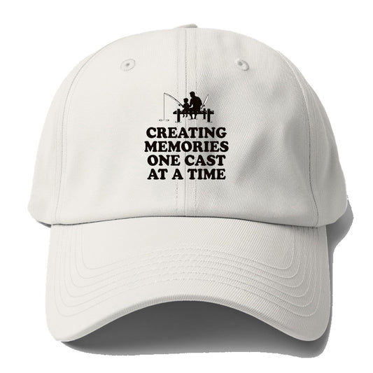 Creating Memories One Cast At A Time Baseball Cap – Red