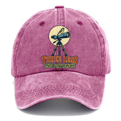 Three Legs And Patience Birdwatching Classic Cap – Dusty Rose