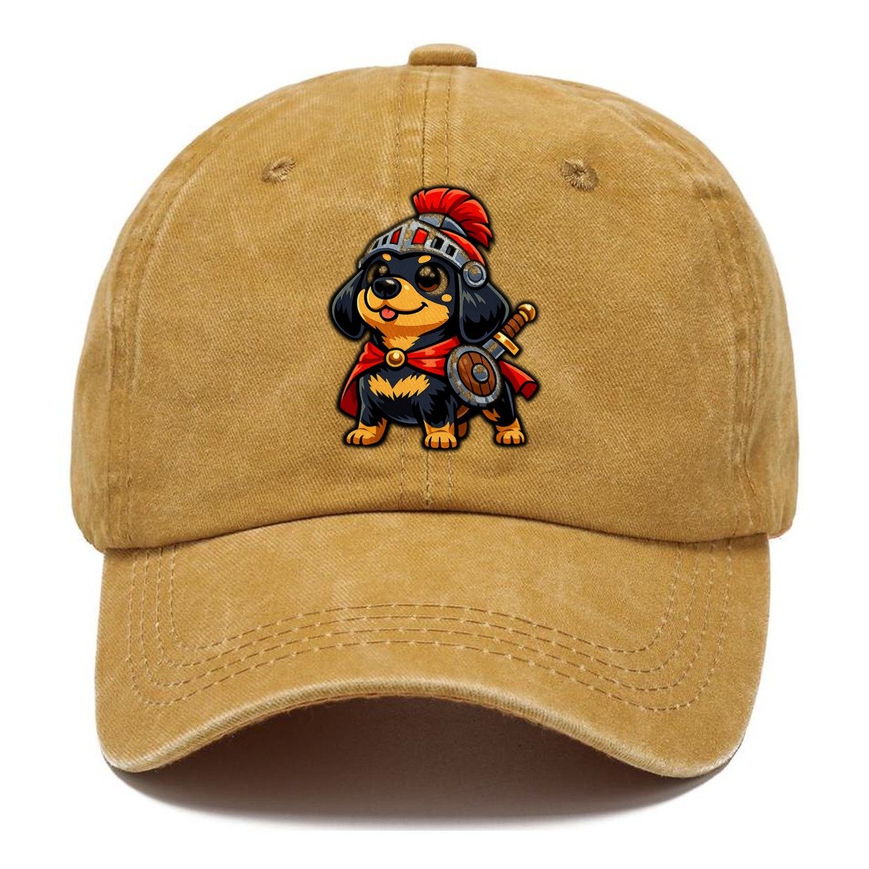 Dachshund Giant Confidence Classic Cap – Golden Harvest