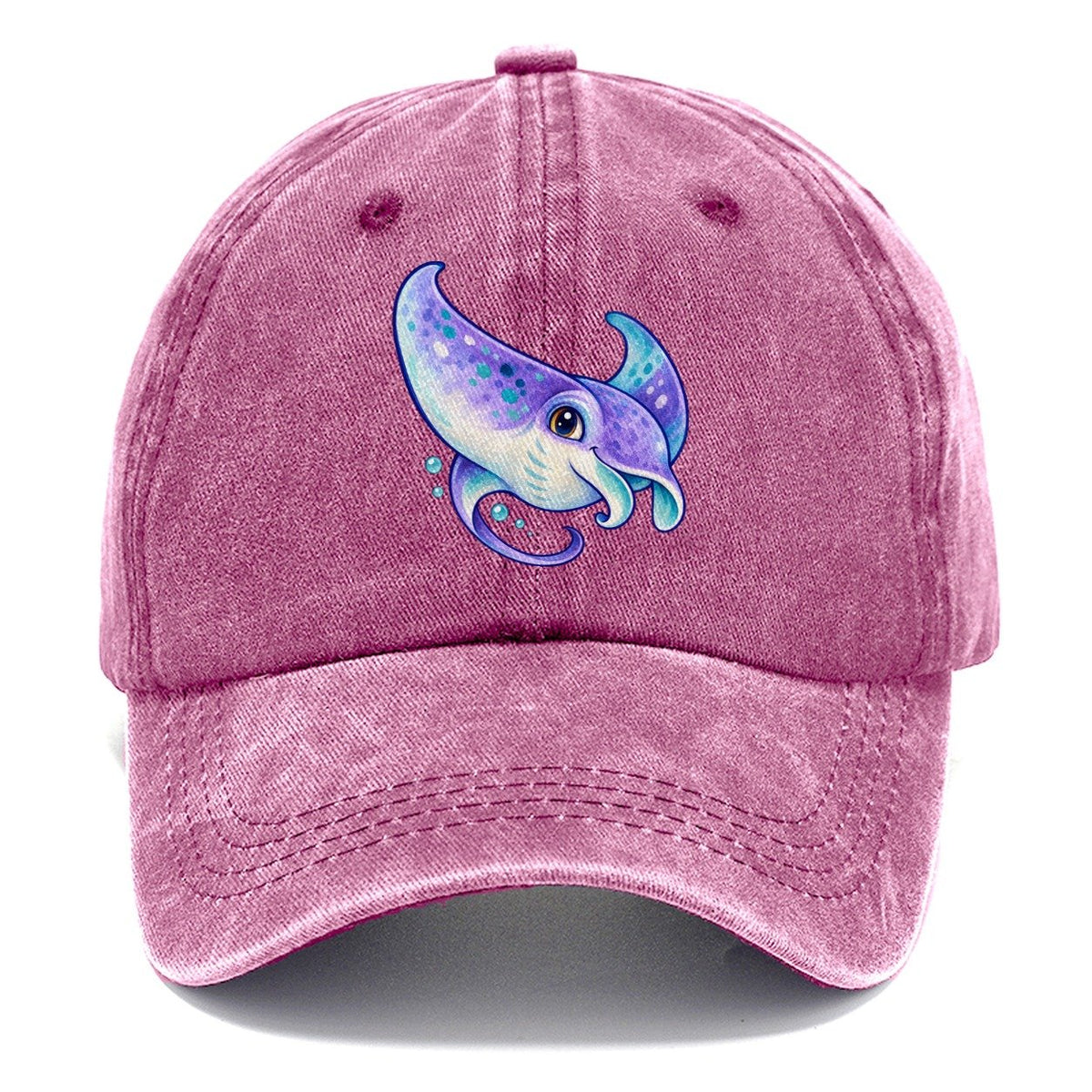 Manta Ray Barrel Turn Sea Sprite Classic Cap – Dusty Rose