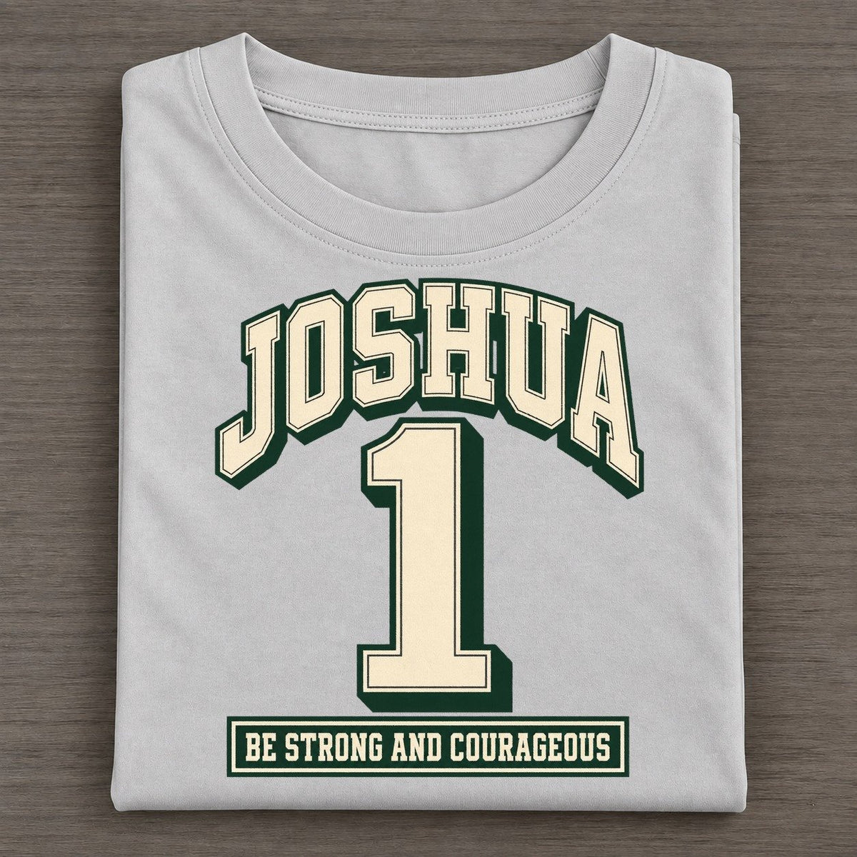 Joshua 1 Varsity Chapel Varsity Classic T-shirt – Grey