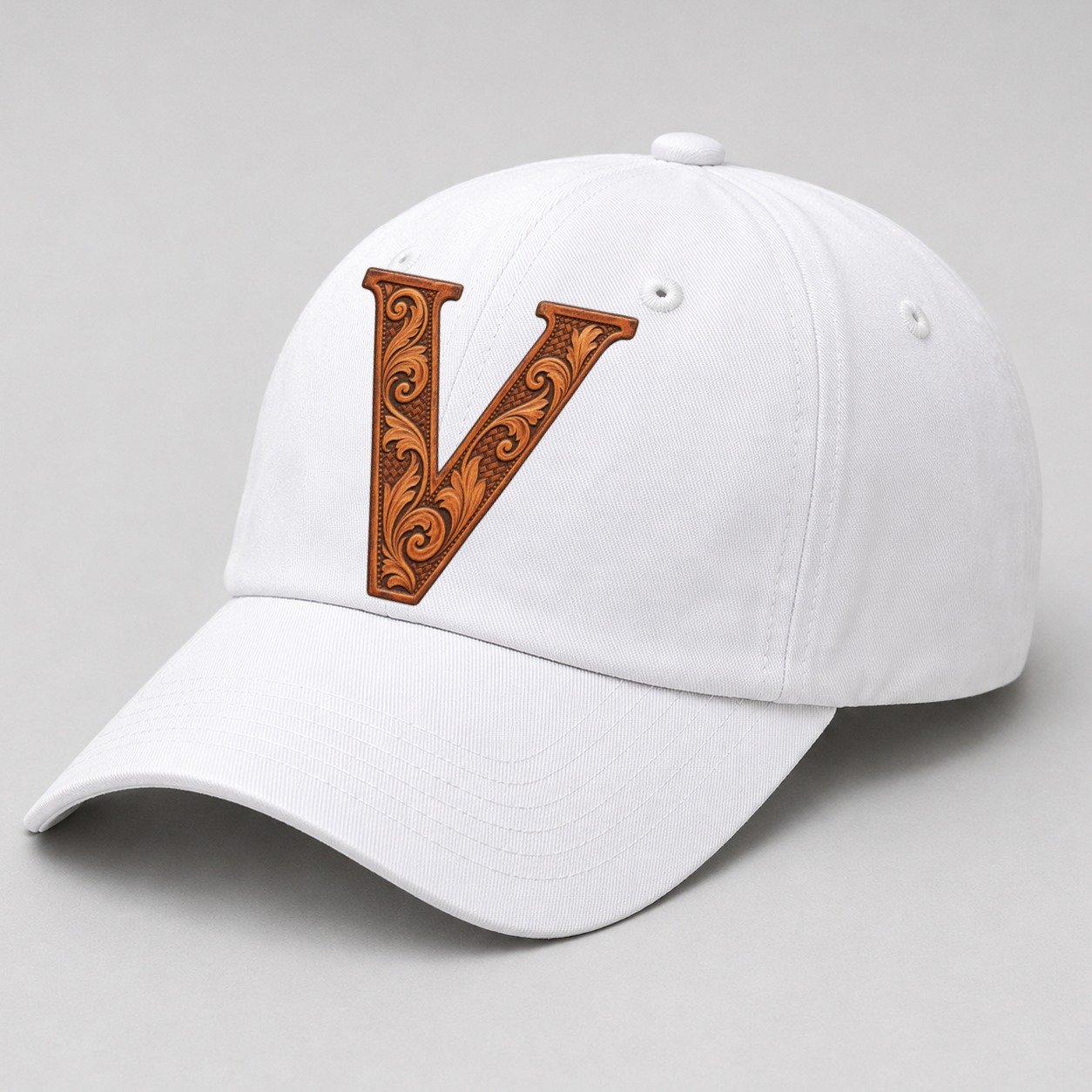 White — angle view