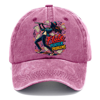 Flute Player Problems Music Instruments Classic Cap – Dusty Rose