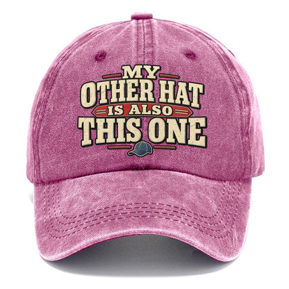 My Other Hat Is Also This One American Wit Classic Cap – Dusty Rose