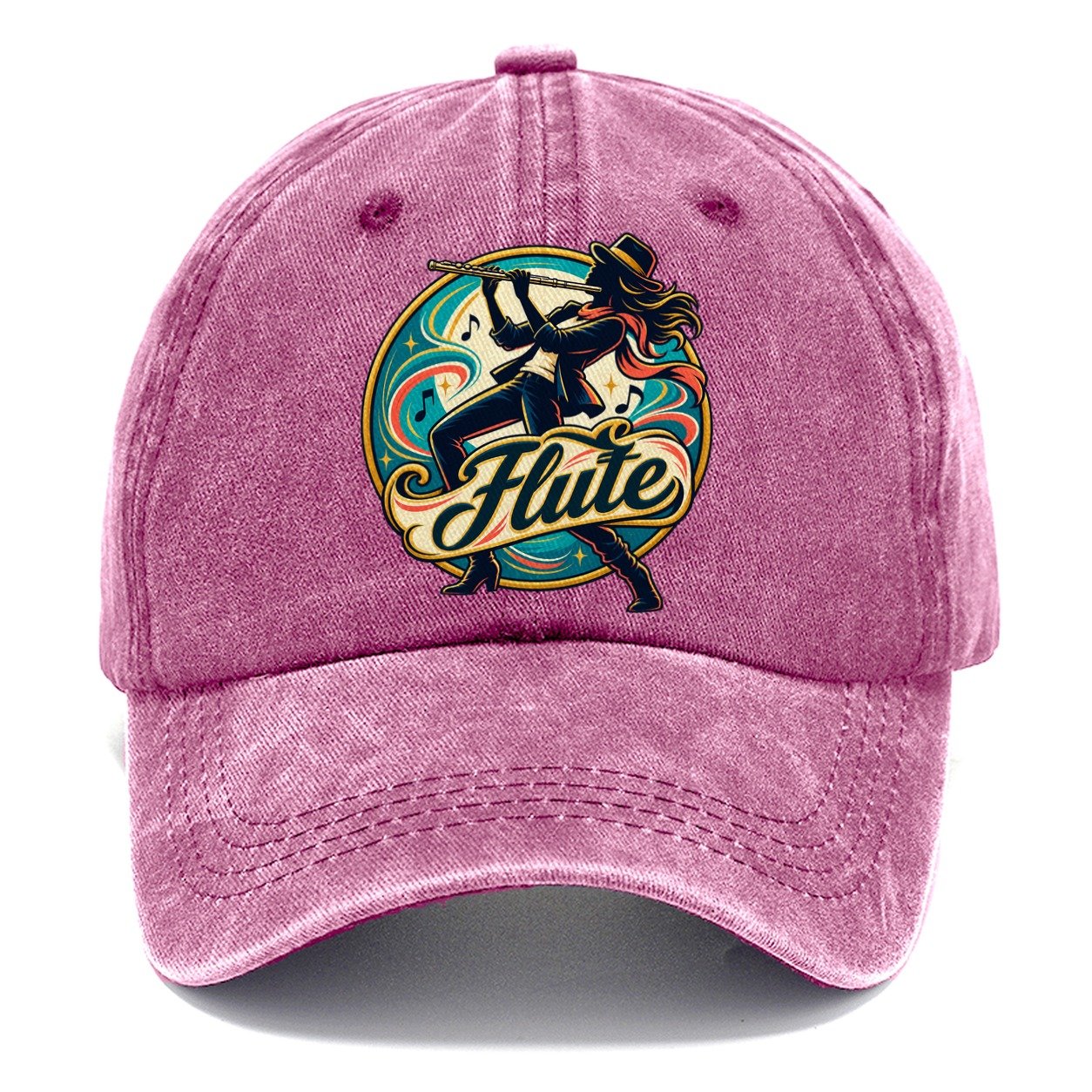 Flute Crest Music Instruments Classic Cap – Dusty Rose