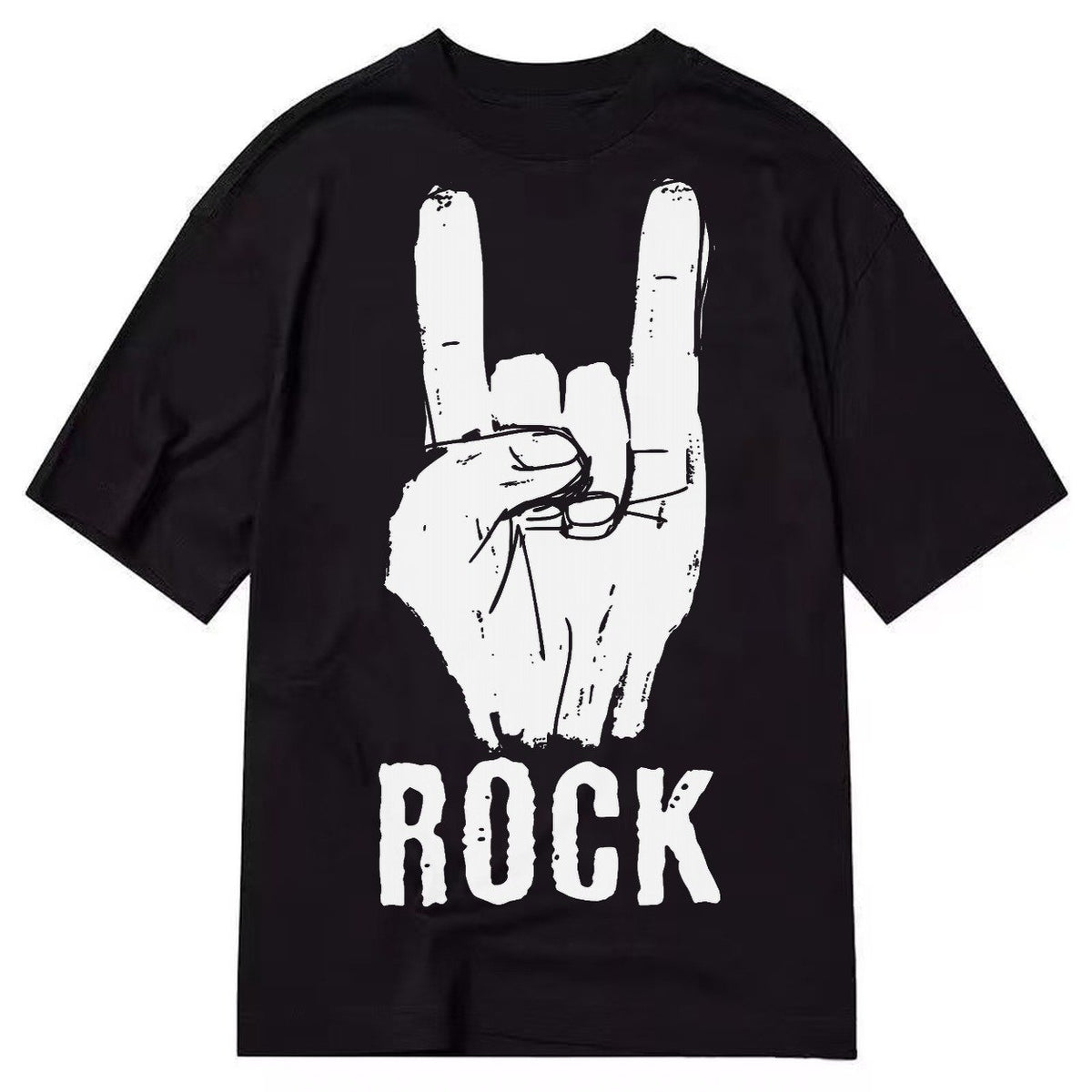 Hand Horn Rock N Roll Classic T-shirt – Black
