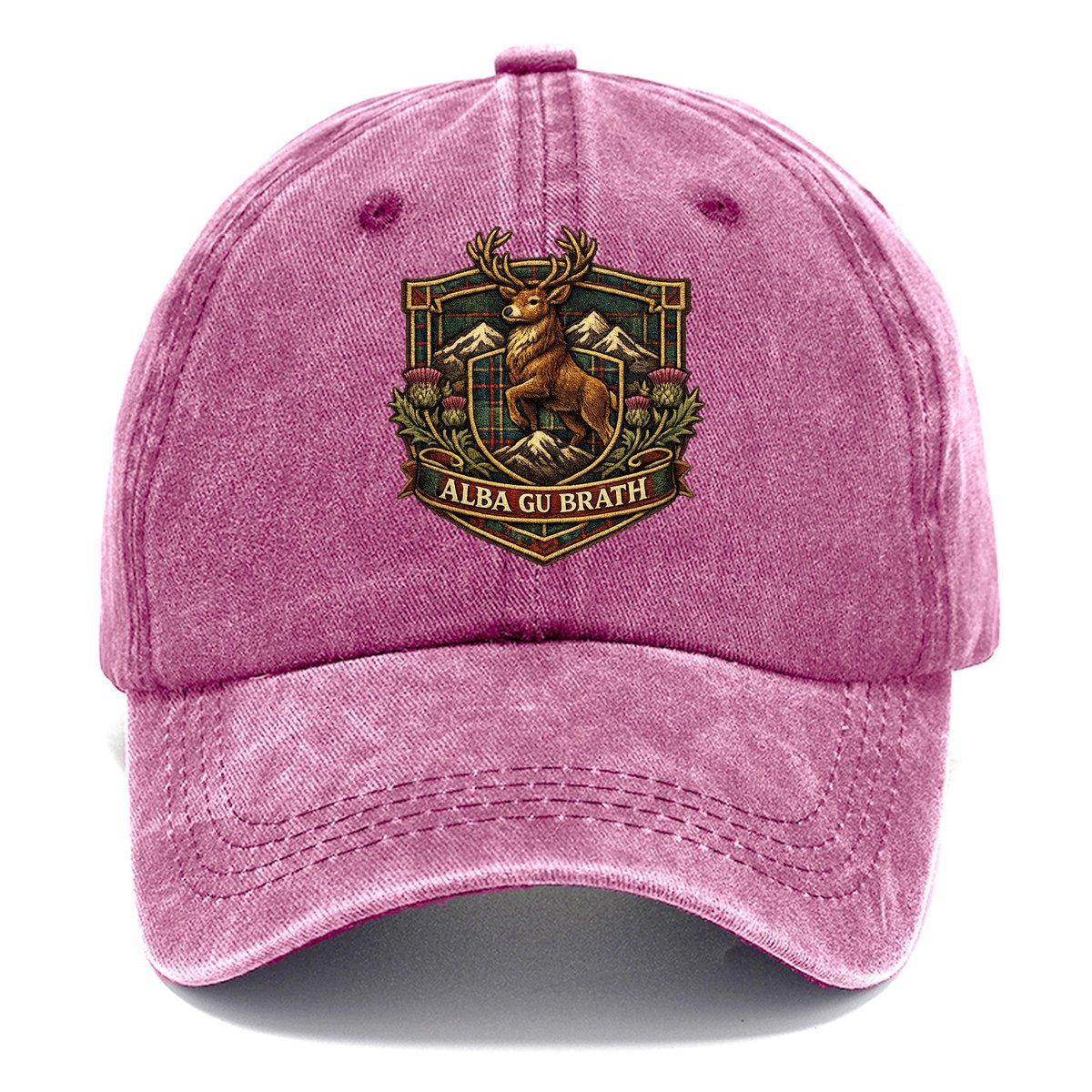 Scottish Highlands Classic Cap – Dusty Rose