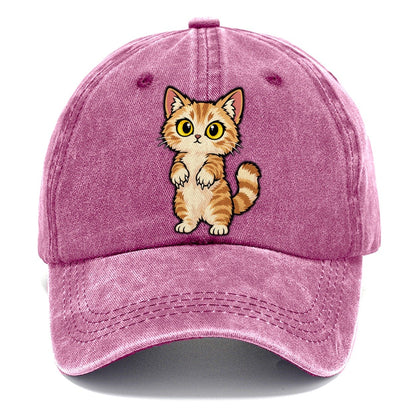 Munchkin Standing Up Peeking Cats Classic Cap – Dusty Rose