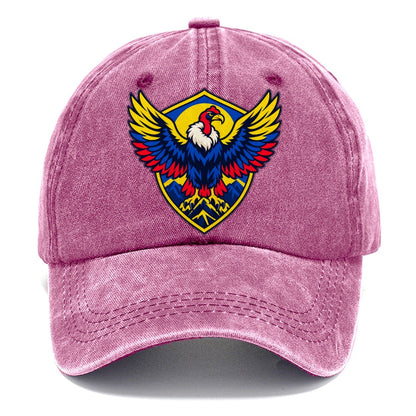 Colombia Minimal Emblem Country Logos Classic Cap – Dusty Rose